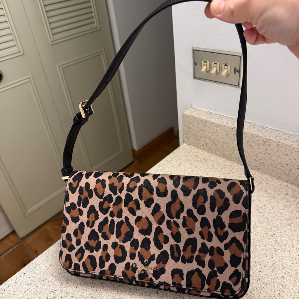 Kate Spade Leopard Print Shoulder Bag